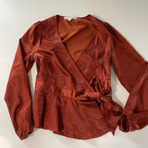 Wrap blouse